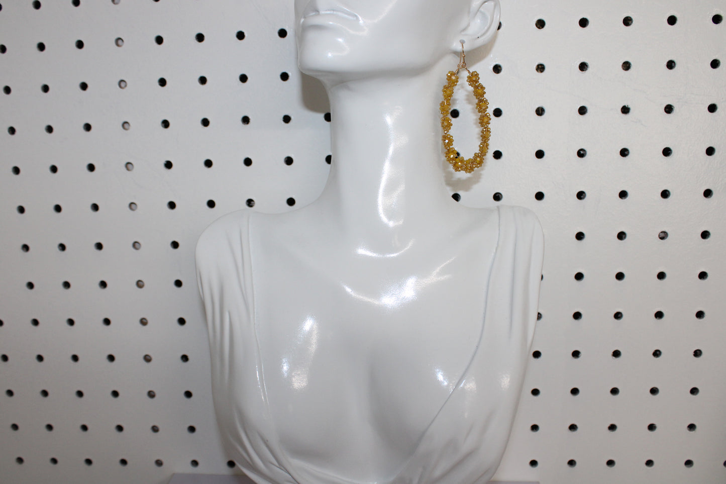 Floral Tear Drop Earrings