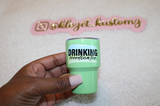 3oz Drinking Coordinator Mini Tumbler