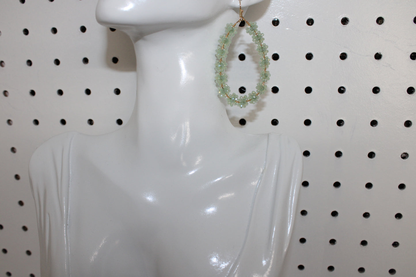 Floral Tear Drop Earrings