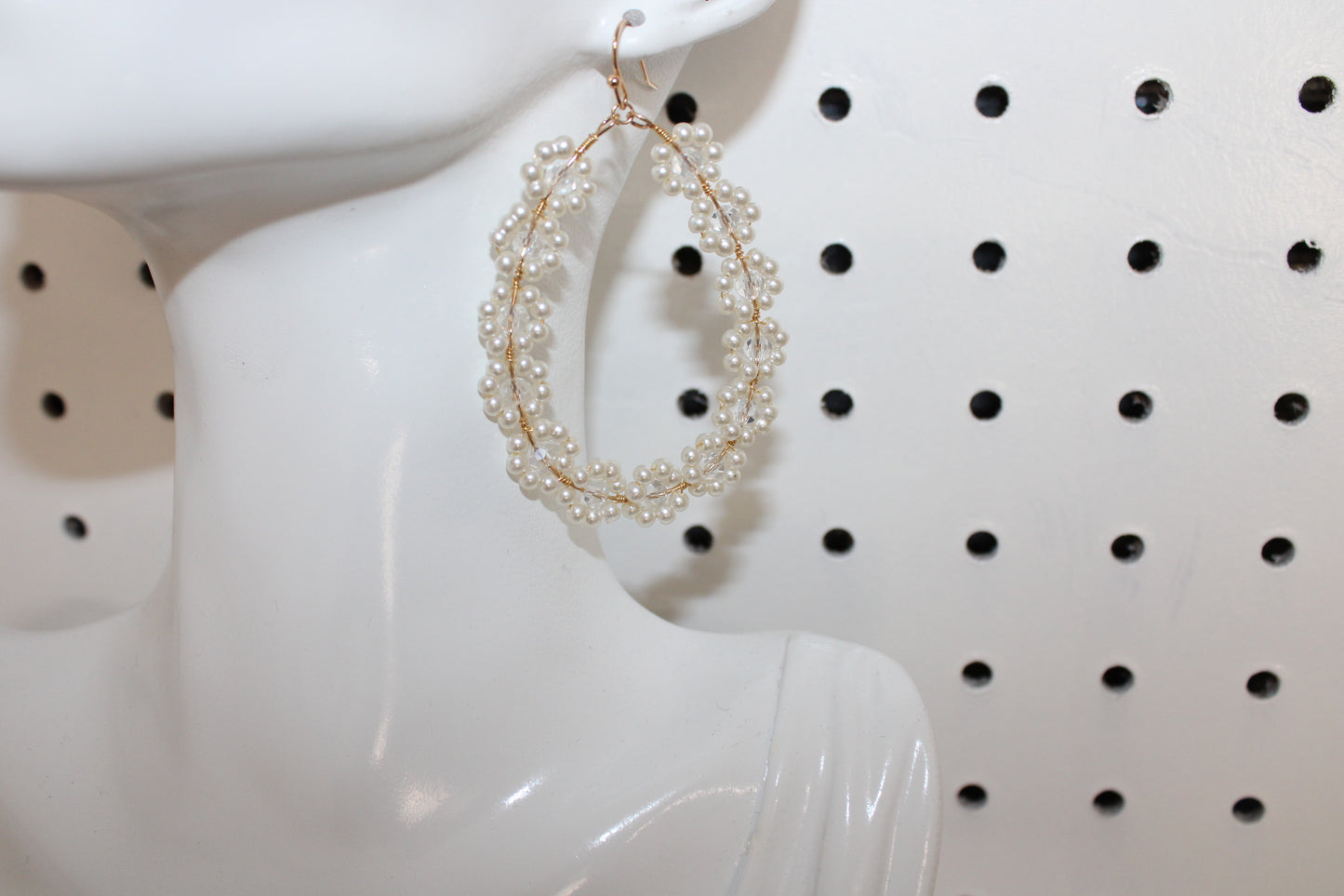 Floral Tear Drop Earrings