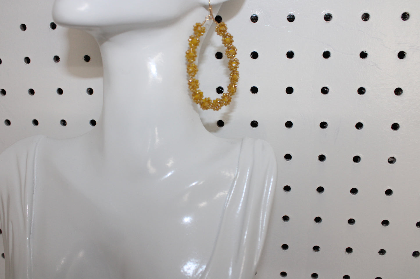 Floral Tear Drop Earrings