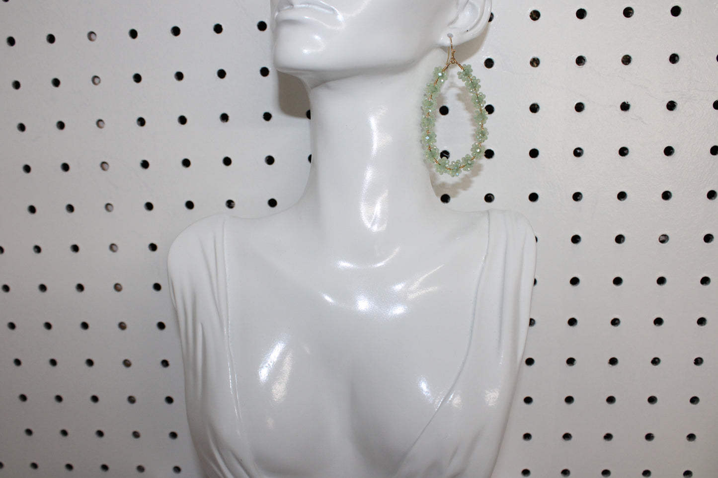 Floral Tear Drop Earrings