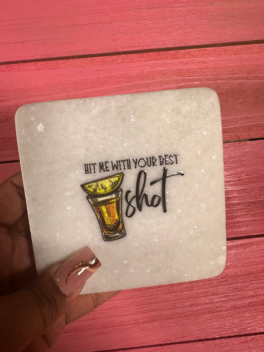 Marble Drink Coasters