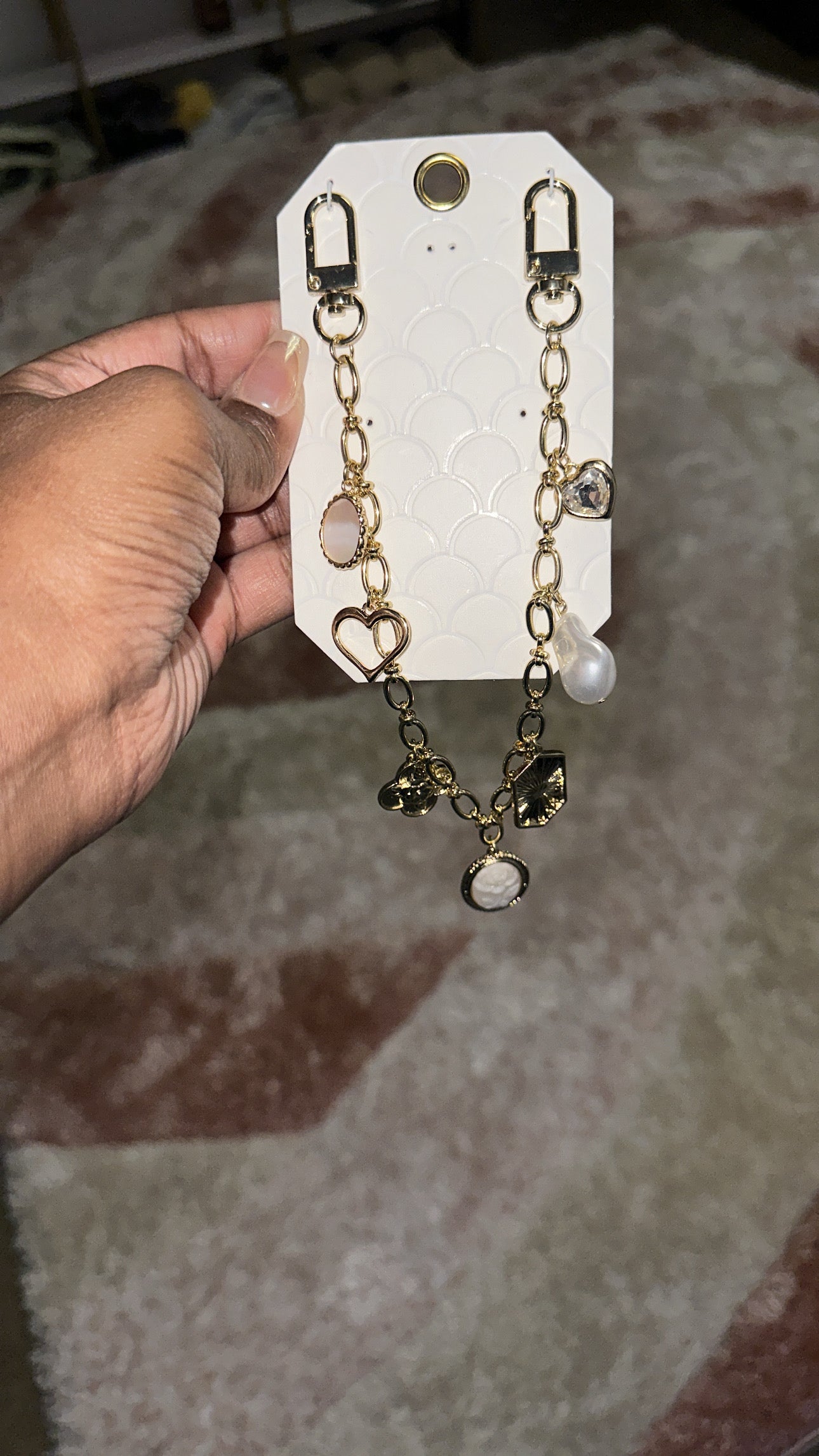 Bag charm- Gold