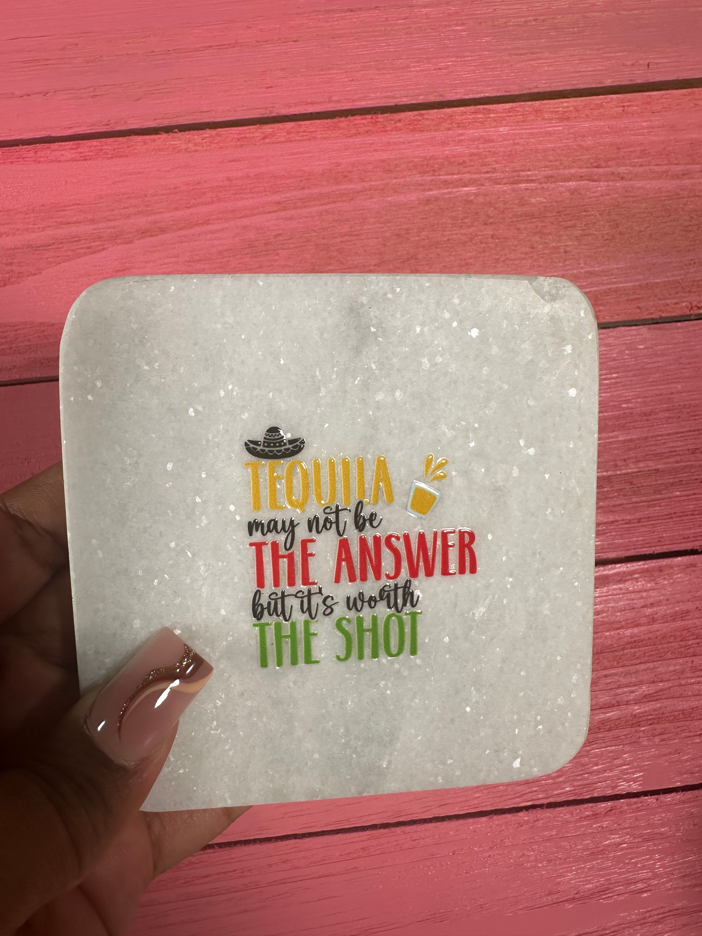 Marble Drink Coasters