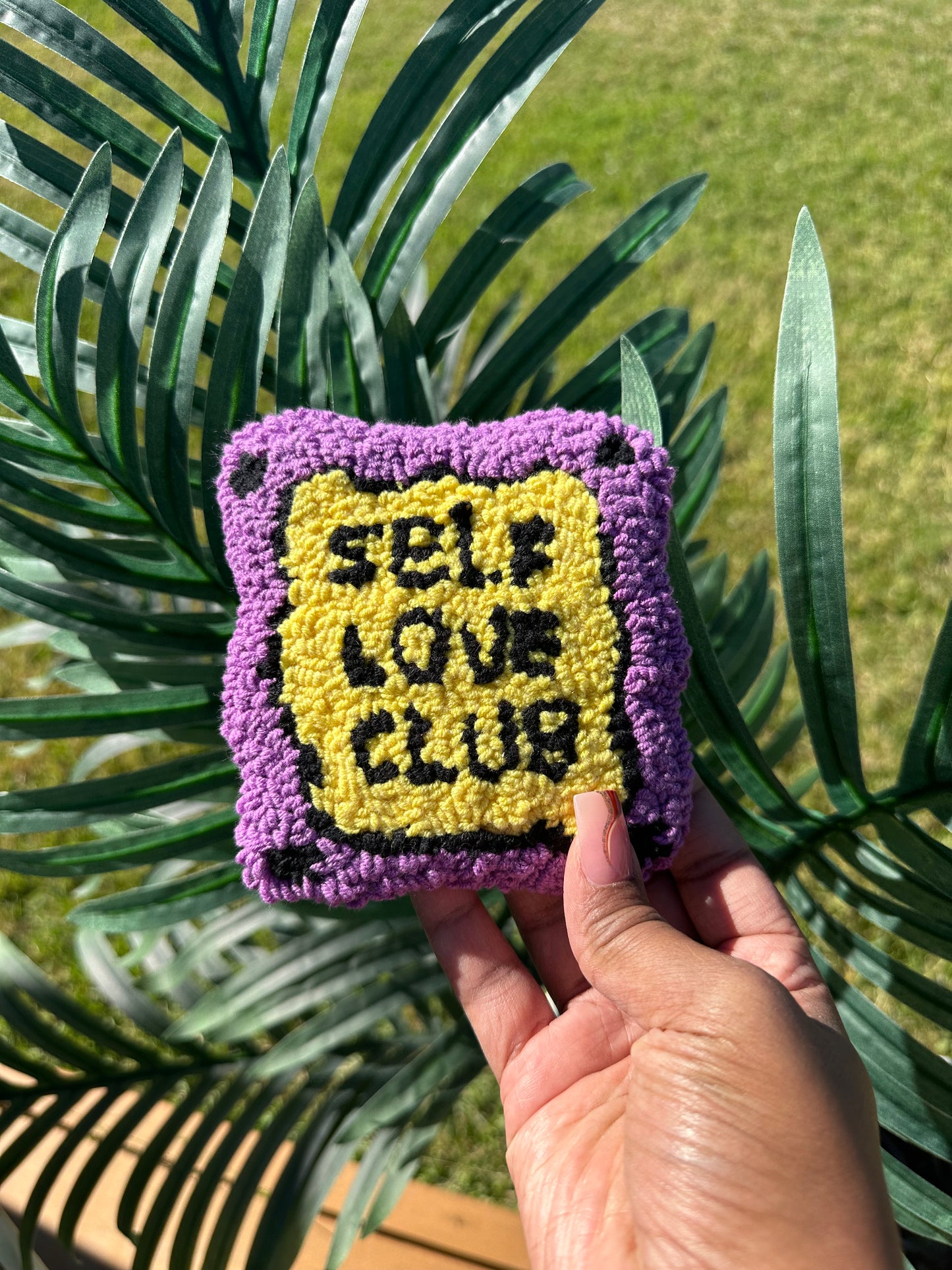 “Self Love Club” Mug Rug