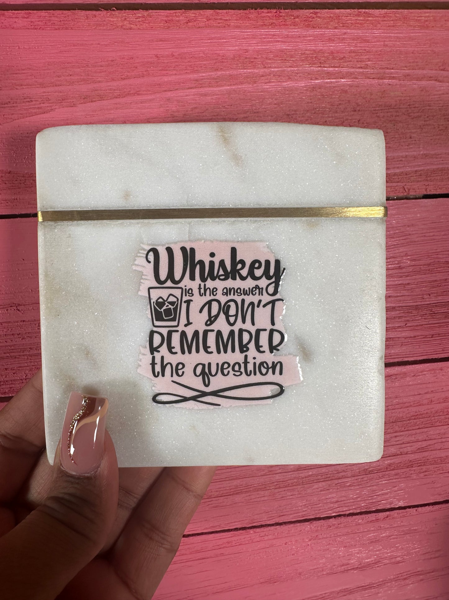 Square Marble Coaster