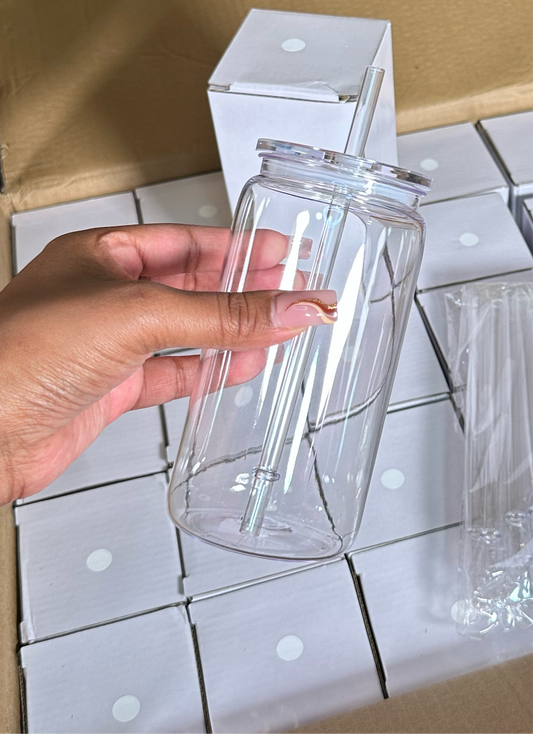 16oz Clear Acrylic Tumbler